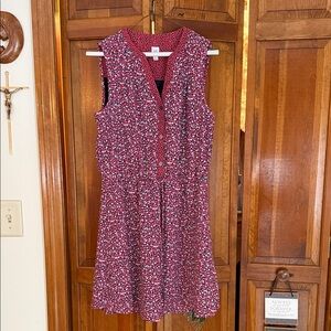 GAP Pink and Black Floral dress